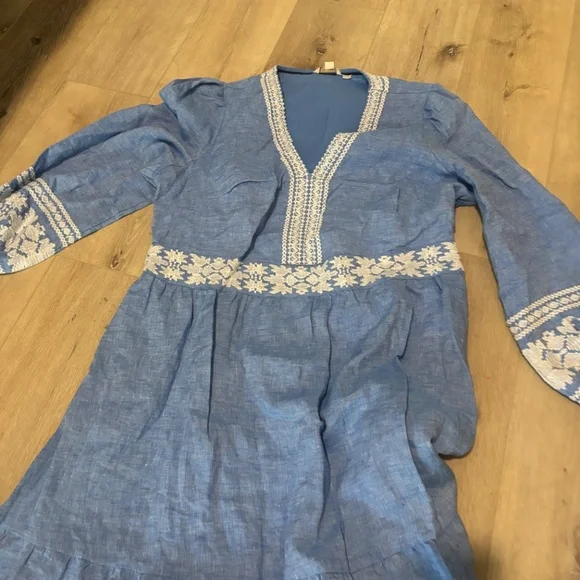 Boden Dress chambray size 16-18 woman’s - Picture 5 of 5